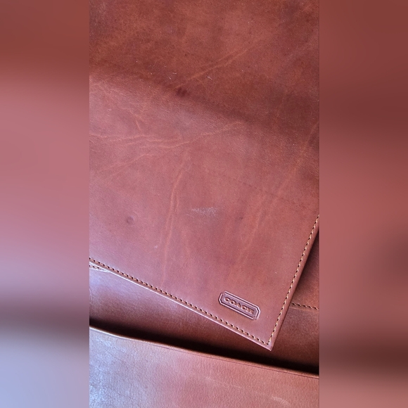 EUC Vintage Coach Combination Wallet Checkbook No. 4730 British Tan - Picture 10 of 16